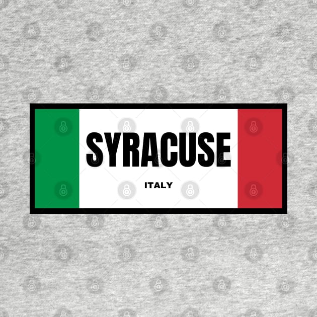 Syracuse City in Italian Flag Colors by aybe7elf